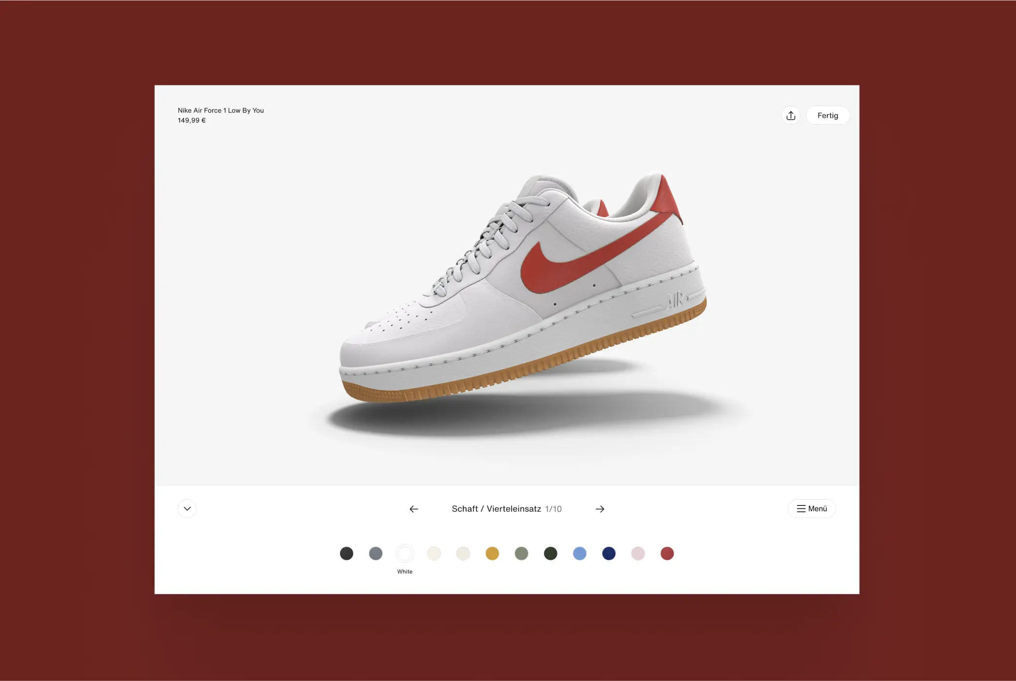 Nike Sneaker Configurator