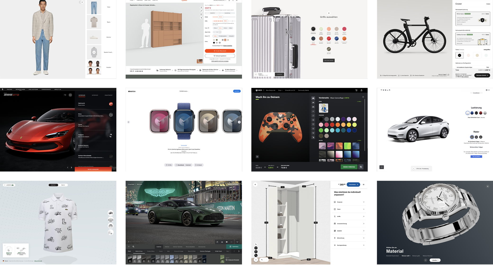 Different Configurator Types Overview