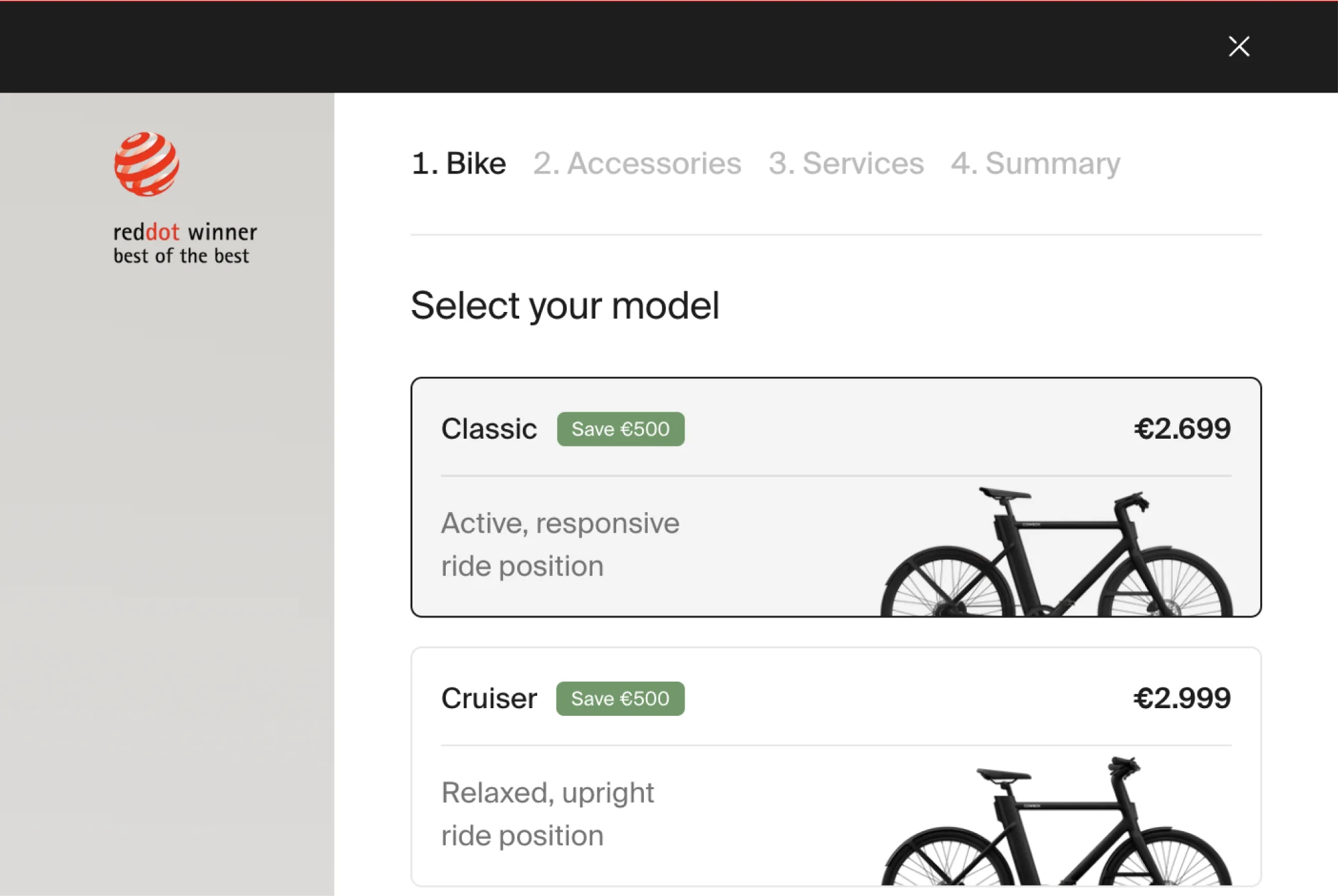 Cowboy Bike Configurator