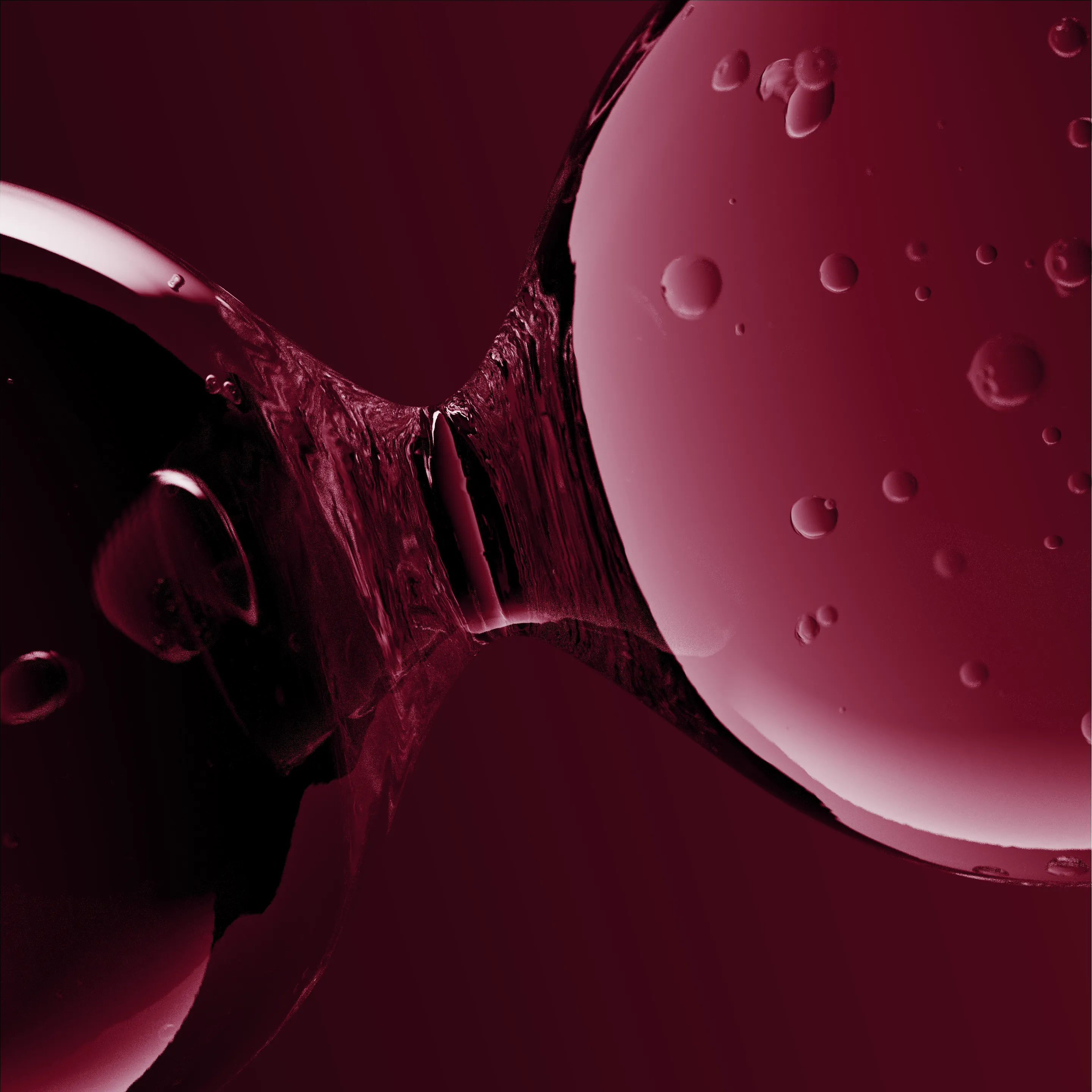 organic blood, deep red, cell